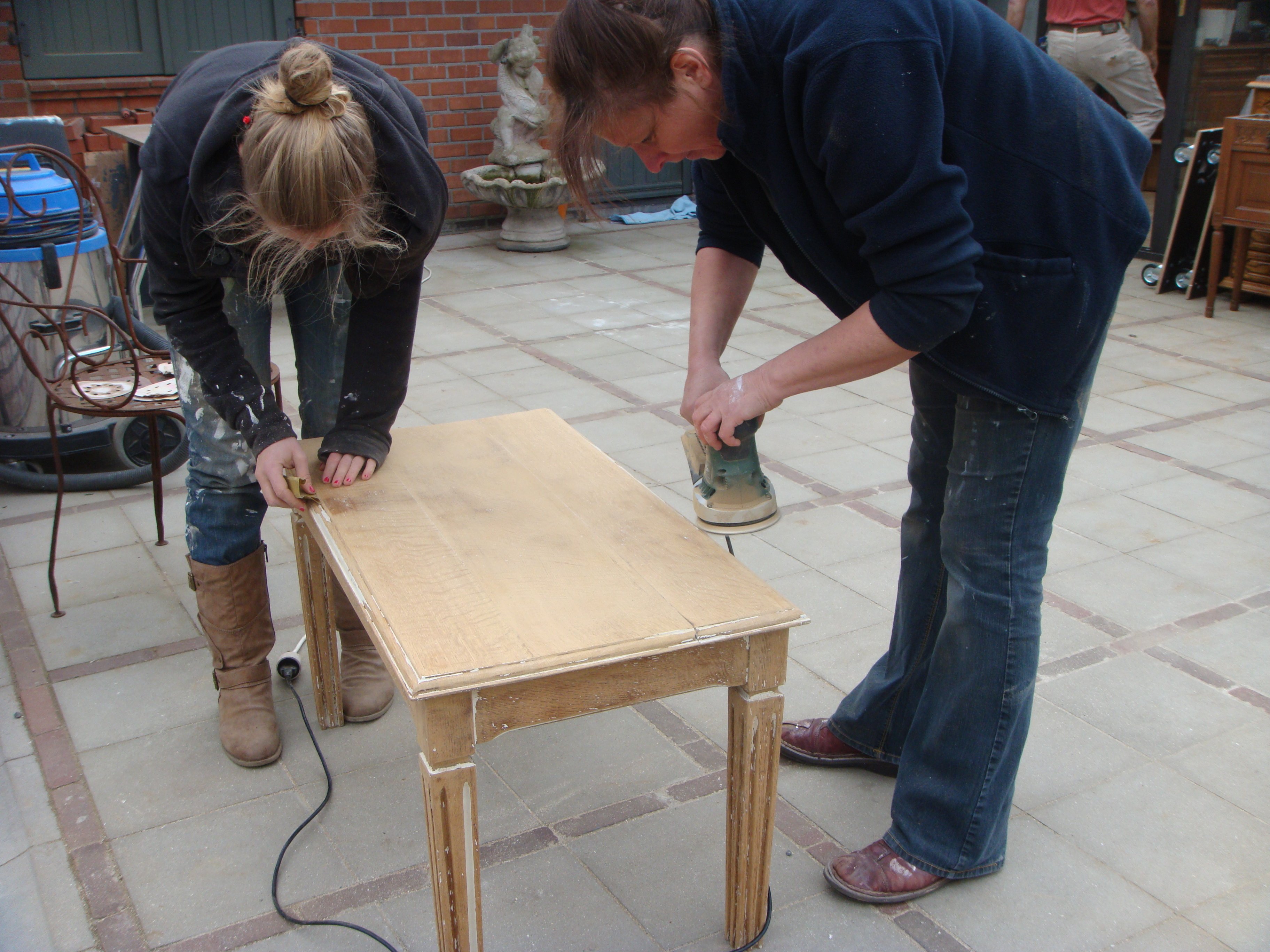 Vierde ondersteuning kussen Workshop patineren